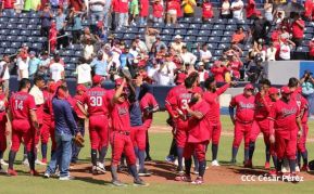 Séptimo juego de la semifinal del Campeonato Germán Pomares entre Los Dantos y Toros de Chontales
