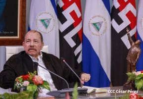 Comandante Daniel y Compañera Rosario en la XI Cumbre Extraordinaria de Jefes de Estado del ALBA-TCP