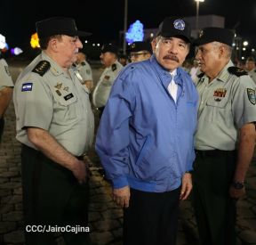 Acto en conmemoración del 45 aniversario de fundación del Ejército de Nicaragua