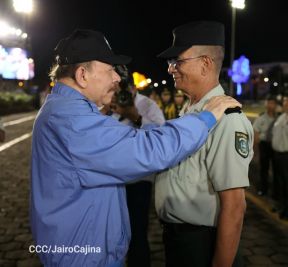 Acto en conmemoración del 45 aniversario de fundación del Ejército de Nicaragua