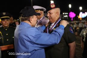 Acto en conmemoración del 45 aniversario de fundación del Ejército de Nicaragua