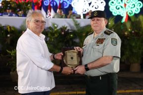 Acto en conmemoración del 45 aniversario de fundación del Ejército de Nicaragua