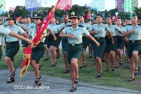 Acto en conmemoración del 45 aniversario de fundación del Ejército de Nicaragua