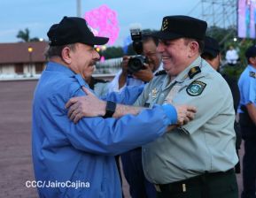 Acto en conmemoración del 45 aniversario de fundación del Ejército de Nicaragua