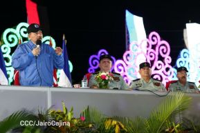 Acto en conmemoración del 45 aniversario de fundación del Ejército de Nicaragua