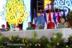 Acto en conmemoración del 45 aniversario de fundación del Ejército de Nicaragua