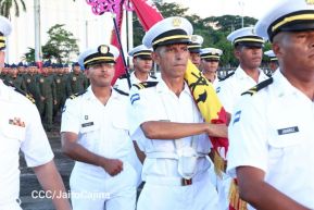 Acto en conmemoración del 45 aniversario de fundación del Ejército de Nicaragua
