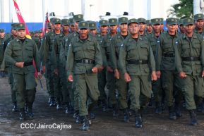 Acto en conmemoración del 45 aniversario de fundación del Ejército de Nicaragua