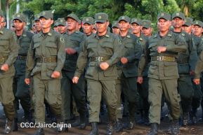 Acto en conmemoración del 45 aniversario de fundación del Ejército de Nicaragua
