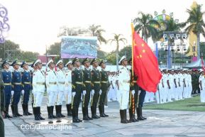 Acto en conmemoración del 45 aniversario de fundación del Ejército de Nicaragua