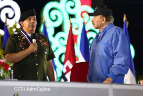 Acto en conmemoración del 45 aniversario de fundación del Ejército de Nicaragua