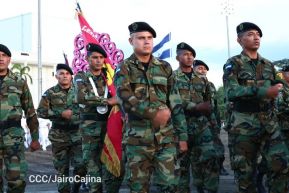 Acto en conmemoración del 45 aniversario de fundación del Ejército de Nicaragua