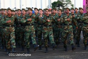 Acto en conmemoración del 45 aniversario de fundación del Ejército de Nicaragua