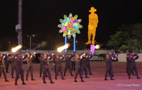 Acto en conmemoración del 45 aniversario de fundación del Ejército de Nicaragua