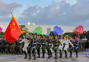Acto en conmemoración del 45 aniversario de fundación del Ejército de Nicaragua