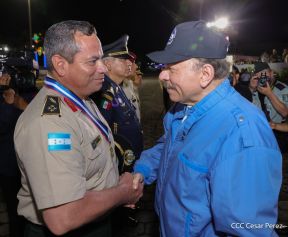 Acto en conmemoración del 45 aniversario de fundación del Ejército de Nicaragua