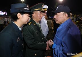 Acto en conmemoración del 45 aniversario de fundación del Ejército de Nicaragua