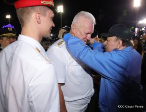 Acto en conmemoración del 45 aniversario de fundación del Ejército de Nicaragua