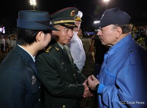 Acto en conmemoración del 45 aniversario de fundación del Ejército de Nicaragua