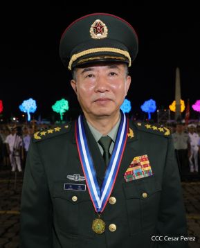 Acto en conmemoración del 45 aniversario de fundación del Ejército de Nicaragua