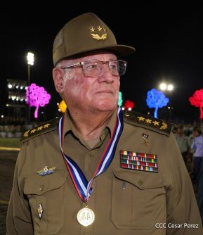 Acto en conmemoración del 45 aniversario de fundación del Ejército de Nicaragua