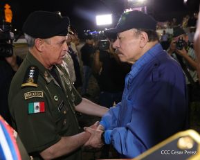 Acto en conmemoración del 45 aniversario de fundación del Ejército de Nicaragua