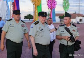 Acto en conmemoración del 45 aniversario de fundación del Ejército de Nicaragua