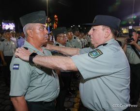 Acto en conmemoración del 45 aniversario de fundación del Ejército de Nicaragua