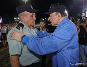 Acto en conmemoración del 45 aniversario de fundación del Ejército de Nicaragua
