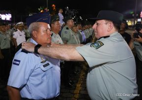 Acto en conmemoración del 45 aniversario de fundación del Ejército de Nicaragua
