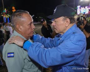 Acto en conmemoración del 45 aniversario de fundación del Ejército de Nicaragua