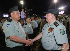 Acto en conmemoración del 45 aniversario de fundación del Ejército de Nicaragua
