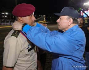 Acto en conmemoración del 45 aniversario de fundación del Ejército de Nicaragua