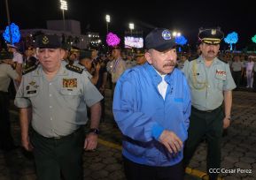 Acto en conmemoración del 45 aniversario de fundación del Ejército de Nicaragua