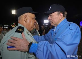 Acto en conmemoración del 45 aniversario de fundación del Ejército de Nicaragua