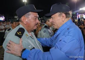 Acto en conmemoración del 45 aniversario de fundación del Ejército de Nicaragua