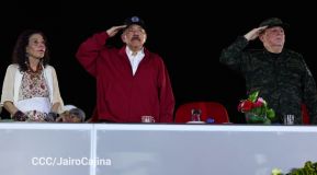 Desfile Pueblo-Ejército en el 45 Aniversario de la Fundación del Ejército de Nicaragua