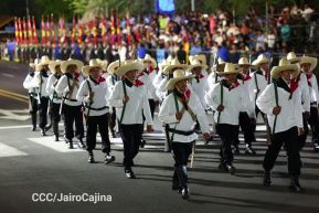 Desfile Pueblo-Ejército en el 45 Aniversario de la Fundación del Ejército de Nicaragua