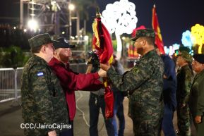 Desfile Pueblo-Ejército en el 45 Aniversario de la Fundación del Ejército de Nicaragua