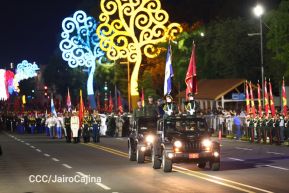 Desfile Pueblo-Ejército en el 45 Aniversario de la Fundación del Ejército de Nicaragua