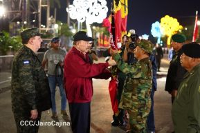 Desfile Pueblo-Ejército en el 45 Aniversario de la Fundación del Ejército de Nicaragua