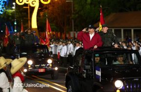 Desfile Pueblo-Ejército en el 45 Aniversario de la Fundación del Ejército de Nicaragua