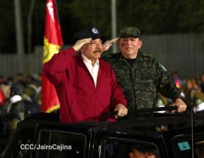 Desfile Pueblo-Ejército en el 45 Aniversario de la Fundación del Ejército de Nicaragua
