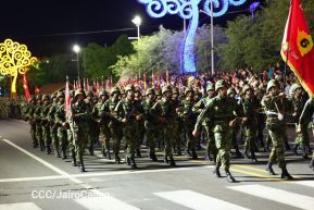 Desfile Pueblo-Ejército en el 45 Aniversario de la Fundación del Ejército de Nicaragua