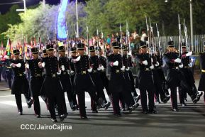 Desfile Pueblo-Ejército en el 45 Aniversario de la Fundación del Ejército de Nicaragua