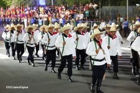 Desfile Pueblo-Ejército en el 45 Aniversario de la Fundación del Ejército de Nicaragua