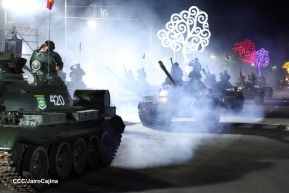 Desfile Pueblo-Ejército en el 45 Aniversario de la Fundación del Ejército de Nicaragua