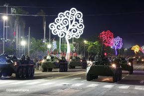 Desfile Pueblo-Ejército en el 45 Aniversario de la Fundación del Ejército de Nicaragua