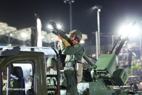 Desfile Pueblo-Ejército en el 45 Aniversario de la Fundación del Ejército de Nicaragua
