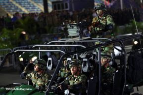 Desfile Pueblo-Ejército en el 45 Aniversario de la Fundación del Ejército de Nicaragua